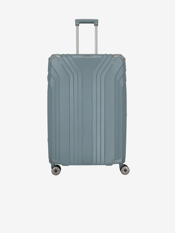 Travelite Valiză Travelite Elvaa 4w L gri și albastru