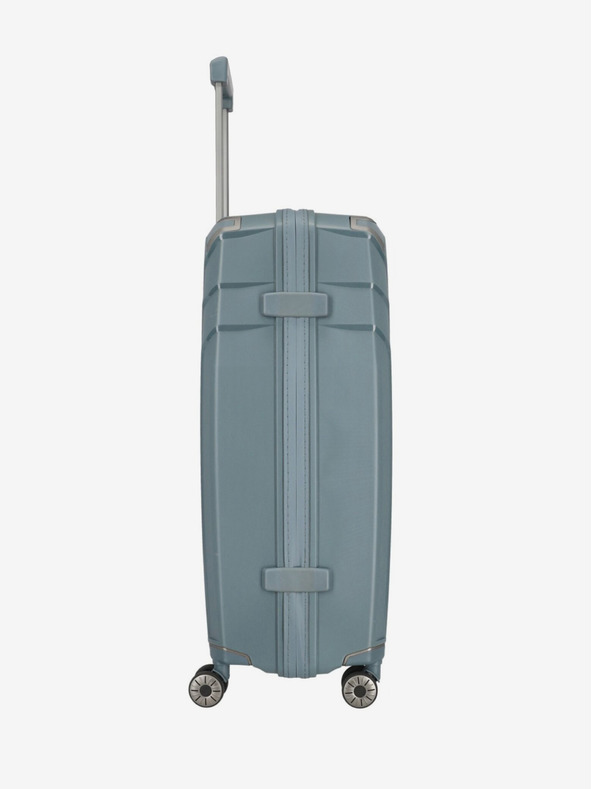 Travelite Valiză Travelite Elvaa 4w L gri și albastru