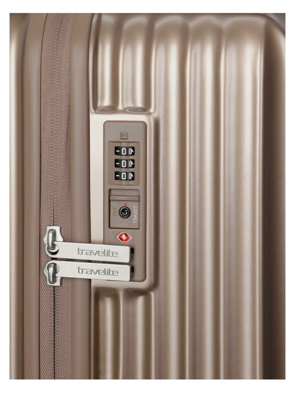 Travelite Valiză Travelite Paros 4w S Cappuccino