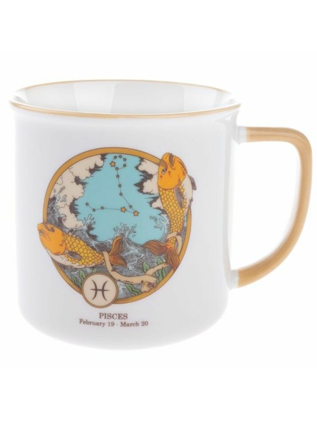 Casa de Engel Cană din porțelan, Zodiac - Pești, 460ml, 6/36