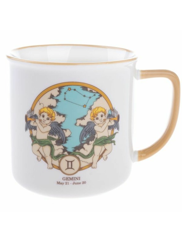 Casa de Engel Cană din porțelan, Zodia Gemenilor, 460ml, 6/36