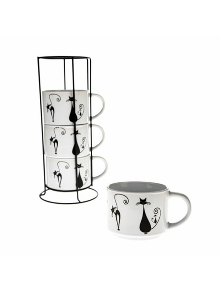 Casa de Engel Cești din ceramică în suport metalic, 4x300ml, 1/9