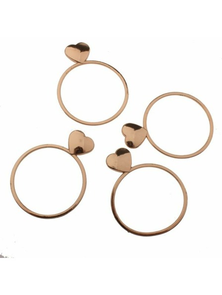 Casa de Engel Inele metalice pentru șervețele - set 4 buc, 12/72