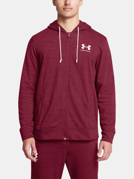 Under Armour Tricou Under Armour UA Rival Terry LC FZ-RED pentru bărbați