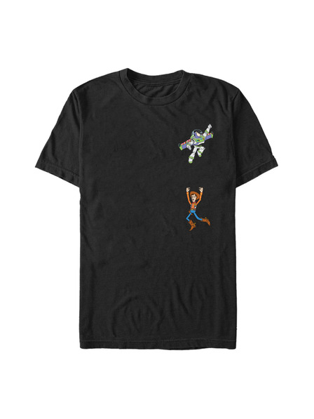 ZOOT.Fan Tricou negru Pixar Pocket Pals pentru bărbați