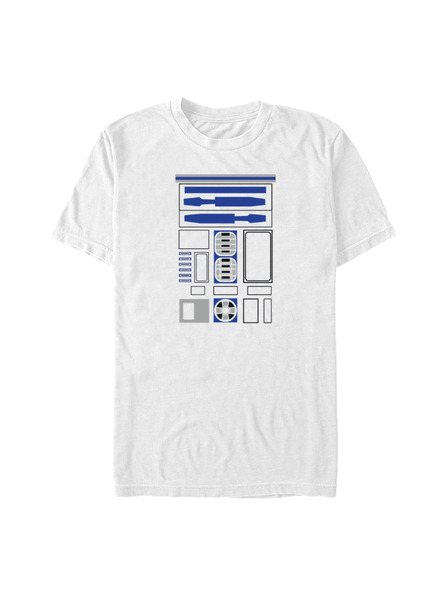 ZOOT.Fan Tricou alb Star Wars R2 Uniform pentru bărbați