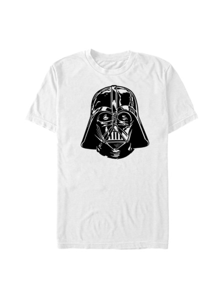 ZOOT.Fan Alb bărbați Star Wars Darth Vader Face T-Shirt