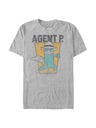 ZOOT.Fan Tricou Disney Meliert gri pentru bărbați Disney Classics Agent P