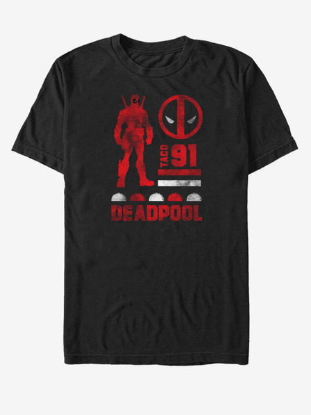 ZOOT.Fan Tricou unisex negru Marvel Deadpool Sil