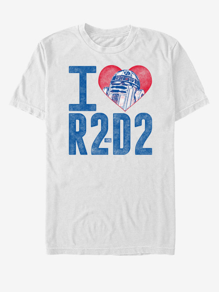 ZOOT.Fan Tricou unisex alb Star Wars R2D2 Love