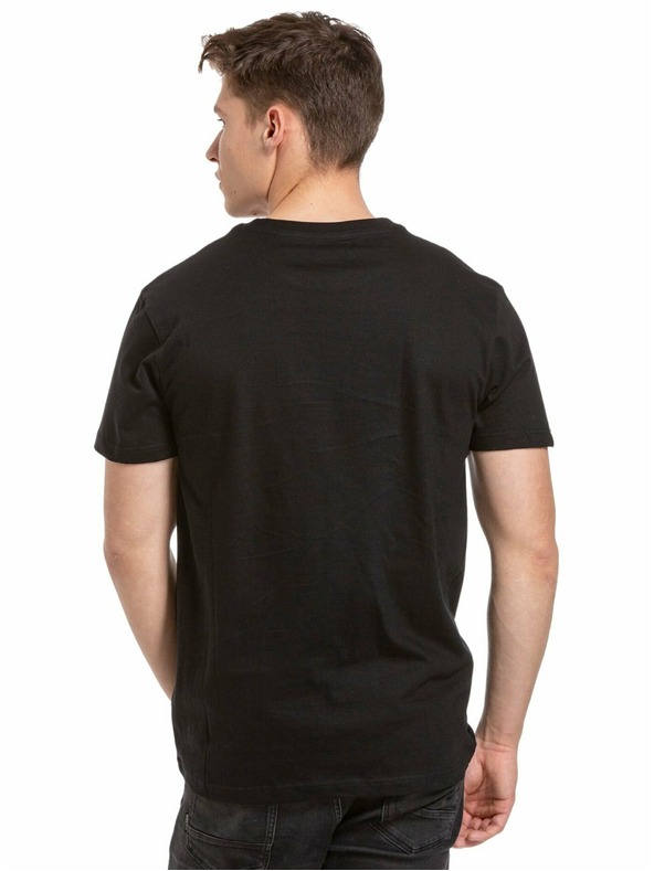 Meatfly Tricou Meatfly pentru bărbați Joe Red/Black | Roșu | Mărime S | 100% bumbac