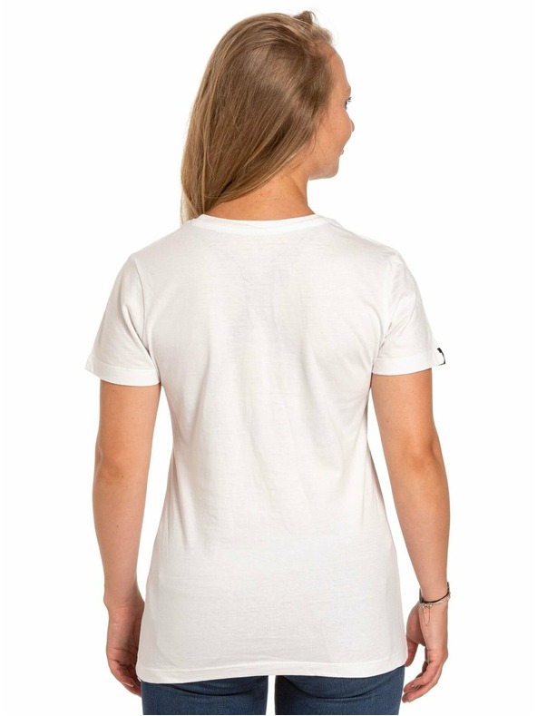 Meatfly Tricou Meatfly pentru femei Blossom White | Alb | Mărime