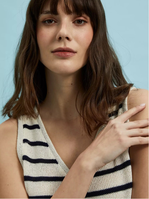 Moodo Tricou cu dungi pentru femei Moodo