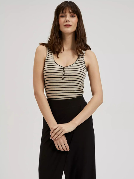Moodo Tricou fără glugă pentru femei, bej MOODO