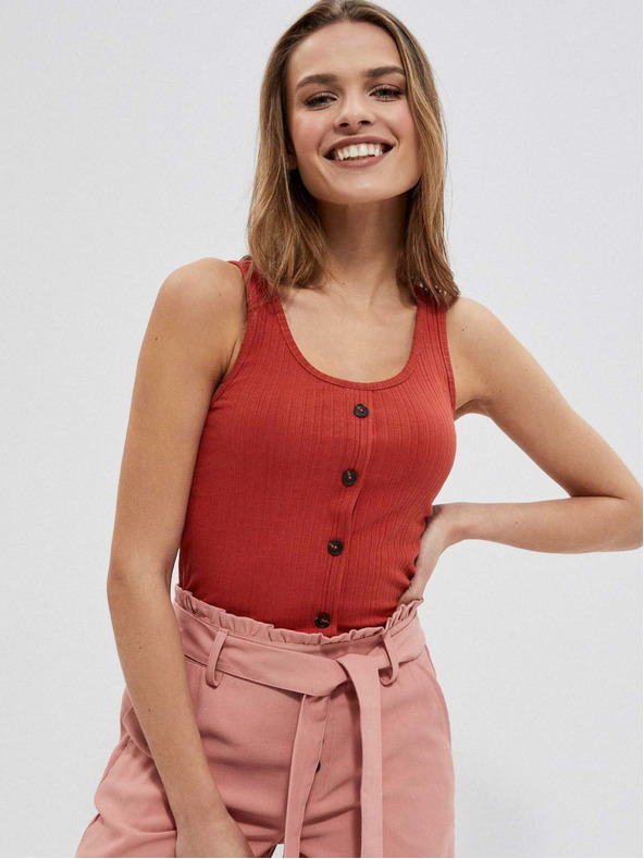 Moodo Tricou de damă roșu Moodo