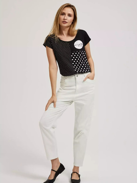 Moodo Tricou cu buline pentru femei Moodo