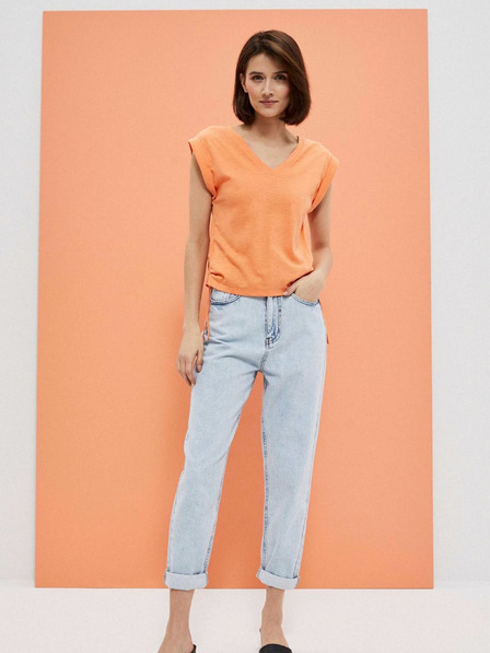 Moodo Tricou portocaliu pentru femei Moodo