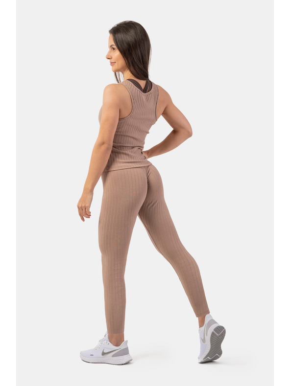 Nebbia Tricotaj din bumbac organic cu nervuri 414 Nebbia