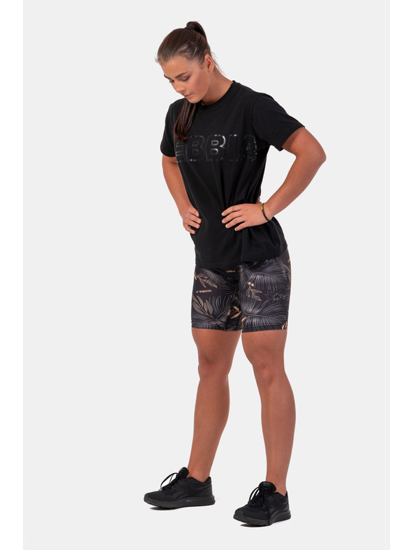 Nebbia Tricou cu logo invizibil NEBBIA 602 Negru Nebbia