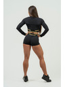 Nebbia NEBBIA INTENSE Perform Crop Top cu mânecă lungă pentru femei 839 Gold Nebbia