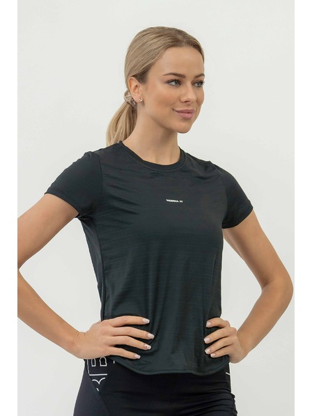 Nebbia Tricou FIT Activewear "Airy" cu logo reflectorizant 438 Nebbia