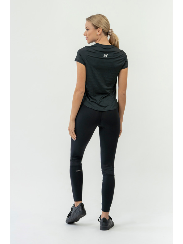 Nebbia Tricou FIT Activewear "Airy" cu logo reflectorizant 438 Nebbia