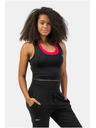 Nebbia Tricou sport cu decolteu slim-fit 422 Negru