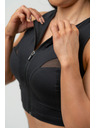 Nebbia NEBBIA Crop top pentru femei cu susținere înaltă INTENSE Mesh 842 Nebbia