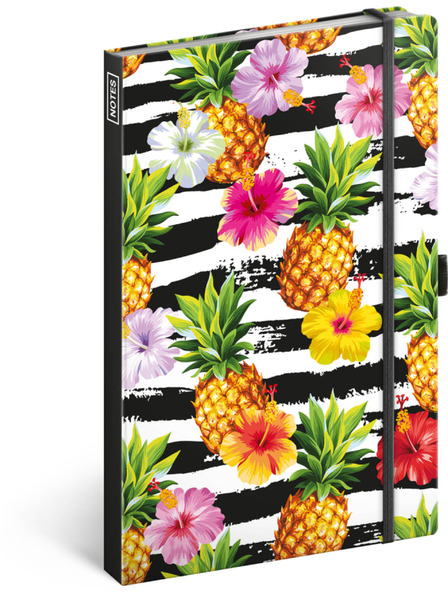 NOTIQUE NOTIQUE Notes Ananas, căptușit, 13 x 21 cm