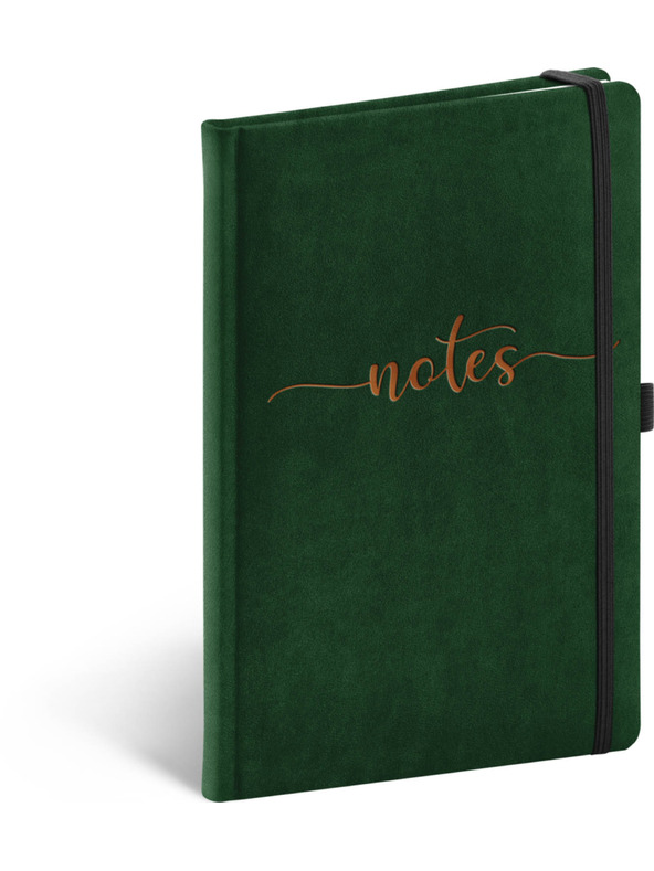 NOTIQUE NOTIQUE Notes Velvet Typo, dublat, 13 × 21 cm BAAGL
