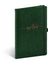NOTIQUE NOTIQUE Notes Velvet Typo, dublat, 13 × 21 cm BAAGL