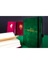 NOTIQUE NOTIQUE Notes Velvet Typo, dublat, 13 × 21 cm BAAGL