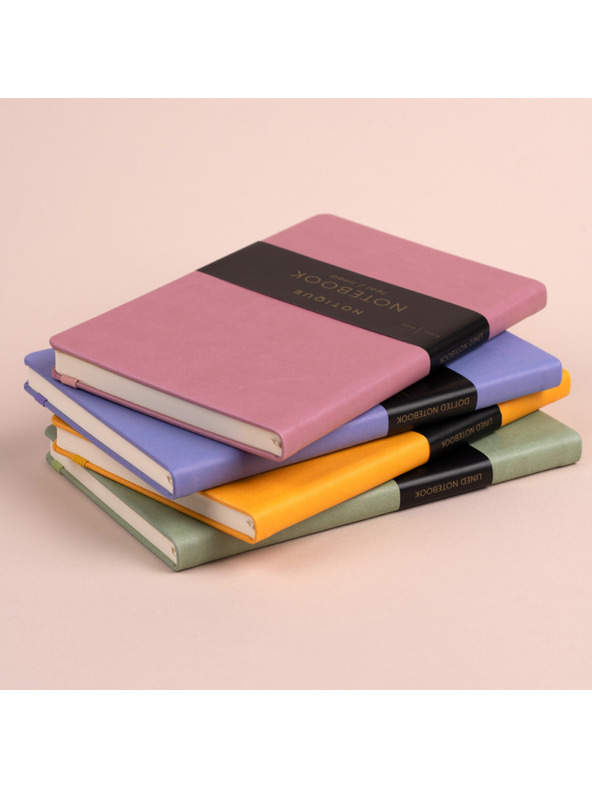 NOTIQUE NOTIQUE Notes Yellow, cu linie, 13 x 21 cm