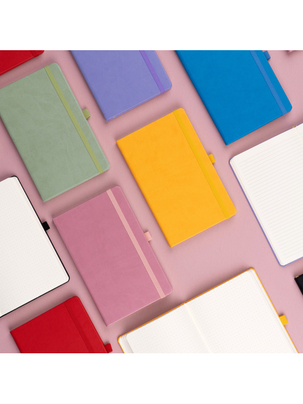 NOTIQUE NOTIQUE Notes Yellow, cu linie, 13 x 21 cm