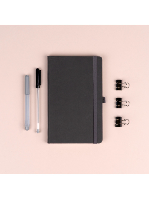 NOTIQUE NOTIQUE Notes Gri, punctat, 13 x 21 cm BAAGL