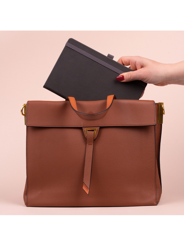 NOTIQUE NOTIQUE Notes Gri, punctat, 13 x 21 cm BAAGL