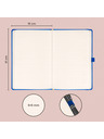 NOTIQUE NOTIQUE Notes Aprint, albastru, punctat, 15 x 21 cm BAAGL