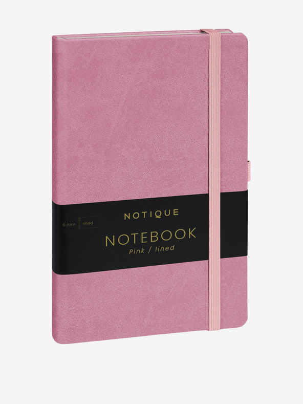 NOTIQUE NOTIQUE Notes Pink, căptușită, 13 x 21 cm