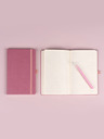 NOTIQUE NOTIQUE Notes Pink, căptușită, 13 x 21 cm