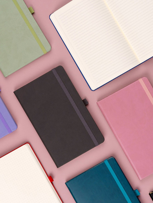 NOTIQUE NOTIQUE Notes Pink, căptușită, 13 x 21 cm