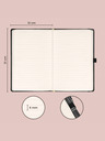 NOTIQUE NOTIQUE Notes Elegant, căptușit, 13 x 21 cm