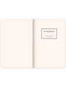NOTIQUE NOTIQUE Notes Velvet Flamingo, căptușită, 13 x 21 cm BAAGL