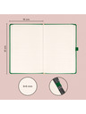 NOTIQUE NOTIQUE Notes Aprint, verde, punctat, 15 x 21 cm