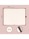 NOTIQUE NOTIQUE Notes Aprint Neo, burgundy, punctat, 15 x 21 cm