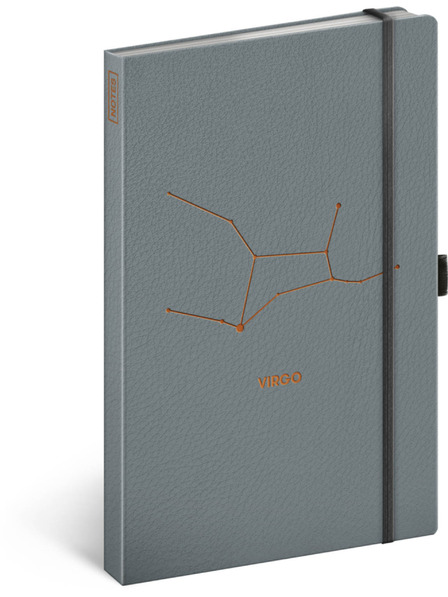 NOTIQUE NOTIQUE Notes Zodia Fecioară, căptușită, 13 x 21 cm