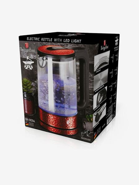 Berlingerhaus Fierbător electric 1,7 l Burgundy Metallic Line BlackSmith BERLINGERHAUS
