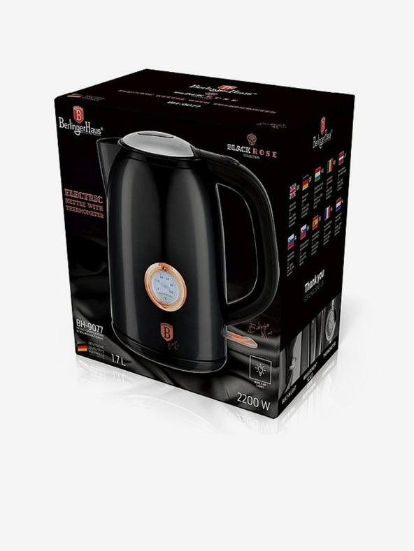 Berlingerhaus Fierbător electric 1,7 L cu termometru Black Rose Collection BERLINGERHAUS