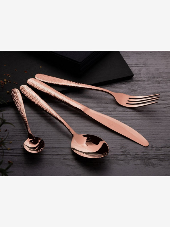Berlingerhaus Set tacâmuri 24 buc oțel inoxidabil Rosegold Metallic Line II BERLINGERHAUS