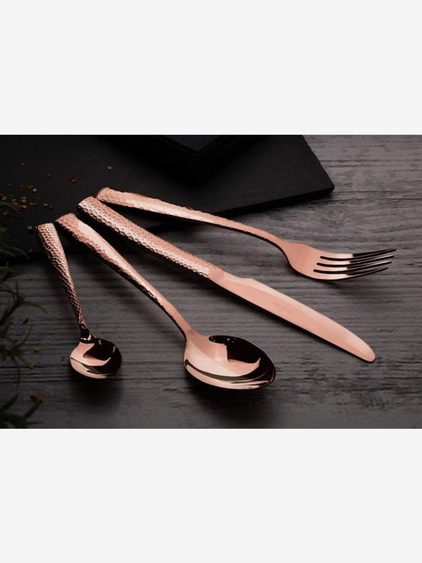 Berlingerhaus Set tacâmuri 24 buc oțel inoxidabil Rosegold Metallic Line BERLINGERHAUS