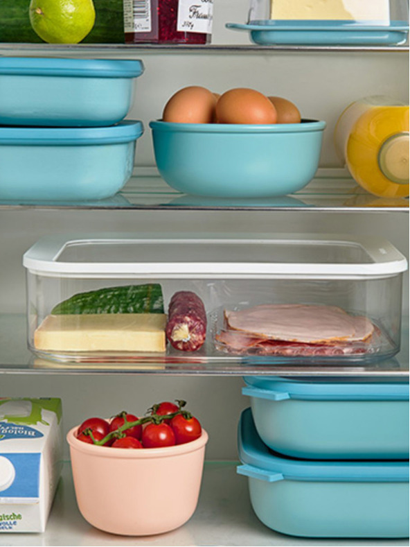 Mepal Set de trei castroane în culoare verde deschisă Mepal Cirqula Rectangular 500 +1000 +2000 ml